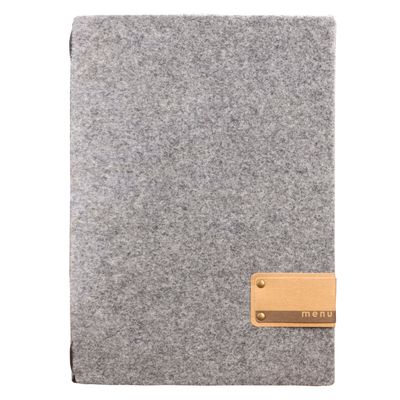 Dag Style - Menu A4 Go Green 23,2 x 31,8 cm Grigio
