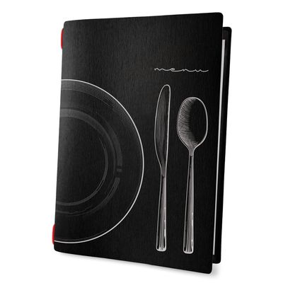 Dag Style - Menu Set A4 23,2 x 31,8 cm Nero