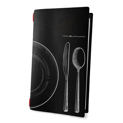 Dag Style - Menu Set 4RE 17,3 x 31,8 cm Nero