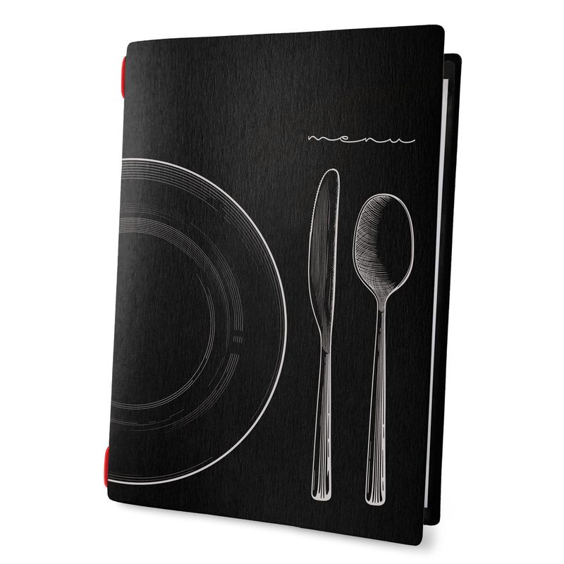 Dag Style - Menu Set A4 23,2 x 31,8 cm Nero