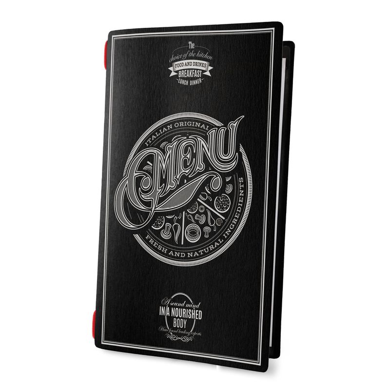 Dag Style - Menu Tattoo 4RE 17,3 x 31,8 cm Nero