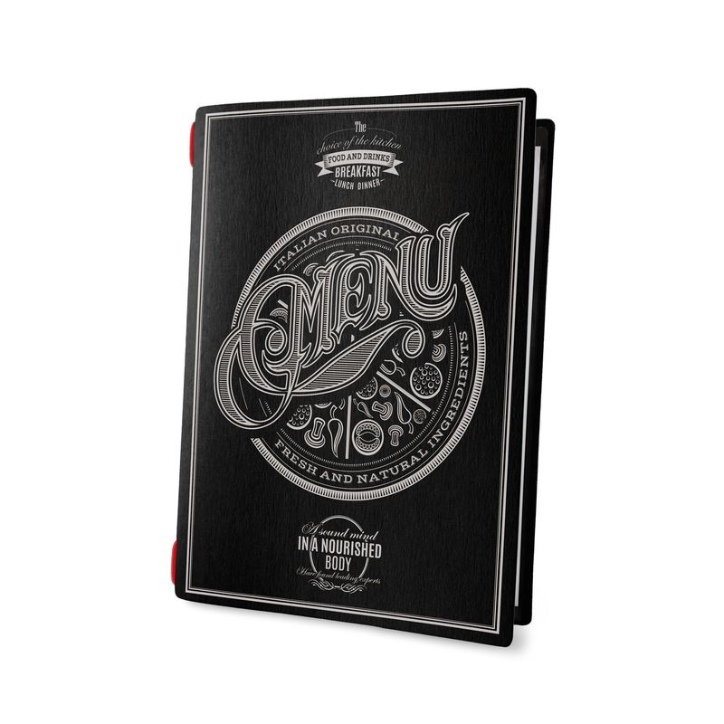 Dag Style - Menu Tattoo Golfo 16,5 x 23,1 cm Nero