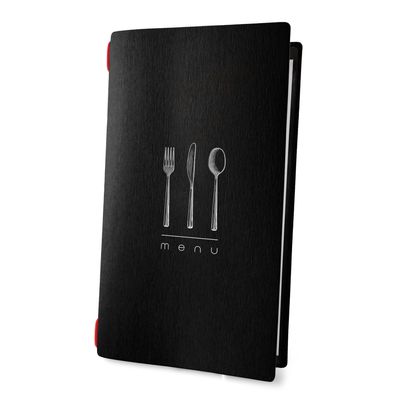 Dag Style - Menu Dinner 4RE 17,3 x 31,8 cm Nero