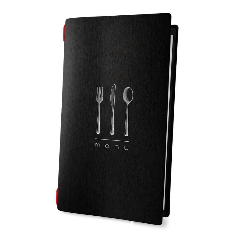 Dag Style - Menu Dinner 4RE 17,3 x 31,8 cm Nero