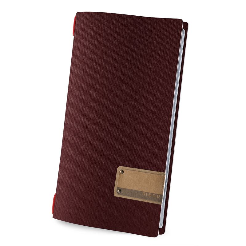 Dag Style - Menu Juta 17,3 x 31,8 cm Bordeaux