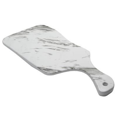 Tirolix - Tagliere Rettangolare Con Manico 46 x 21 cm Melamina Marmo