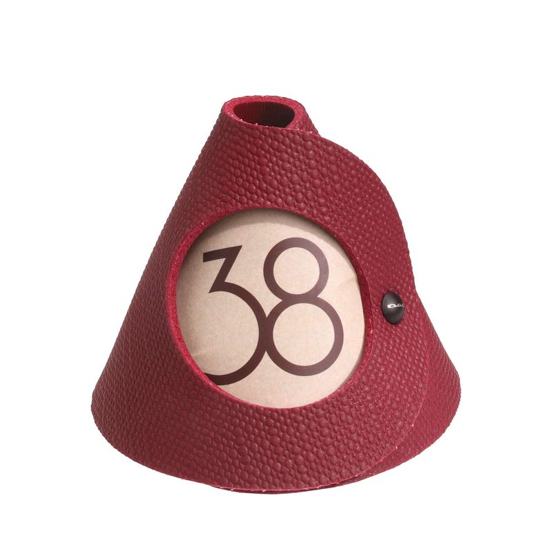 Dag Style - Segna tavolo Cone Juta 7 x 7,5 cm Bordeaux