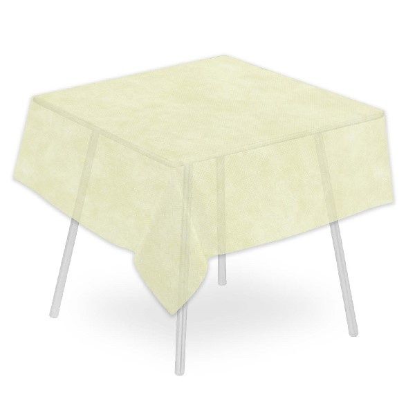 Tovaglia Airspun Crema 160x160 cm - 80 pezzi - Packservice