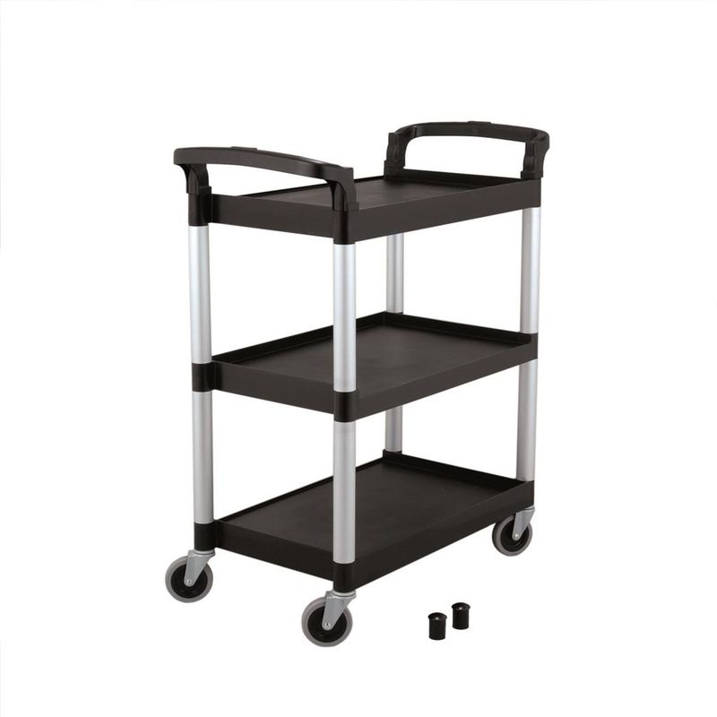Carrello Service 83,5 x 41 cm Nero Cart - Cambro