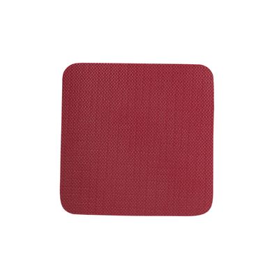Dag Style - Sottobicchieri Juta 9,5 x 9,5 cm Bordeaux