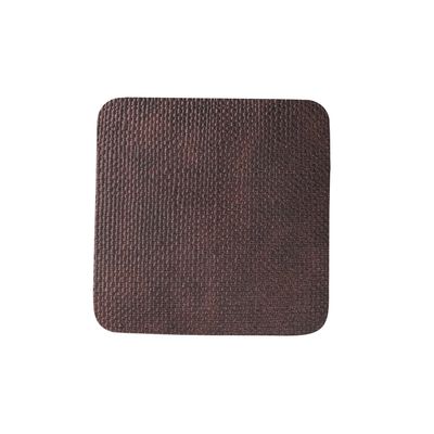 Dag Style - Sottobicchieri Juta 9,5 x 9,5 cm Marrone
