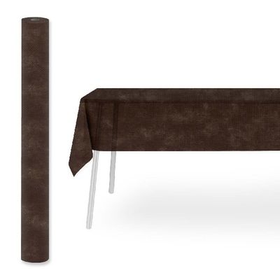 Tovaglia Rotolo Airspun Marrone 1,2x25 m - 4 pezzi - Packservice