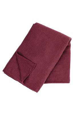 Coperta piccola a nido d'ape 130 x 170 cm Rosso - Tirolix