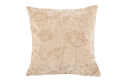 Cuscino con stampa fiori 44 x 44 cm Crema - Tirolix