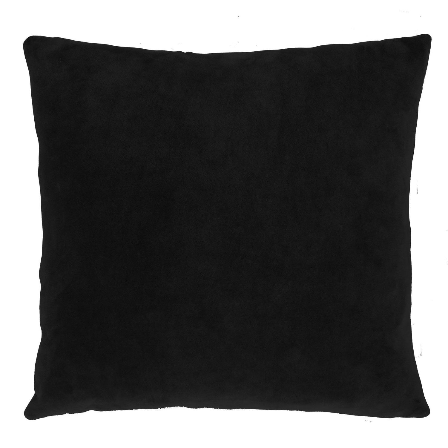 Cuscino in velluto 45 x 45 cm Nero - Tirolix