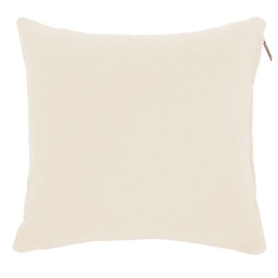 Cuscino in cotone slub 45 x 45 cm Crema - Tirolix