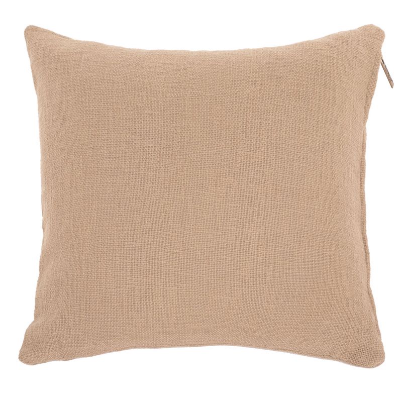 Cuscino in cotone slub 60 x 60 cm Beige- Tirolix