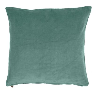 Cuscino in cotone velluto 45 x 45 cm Verde - Tirolix