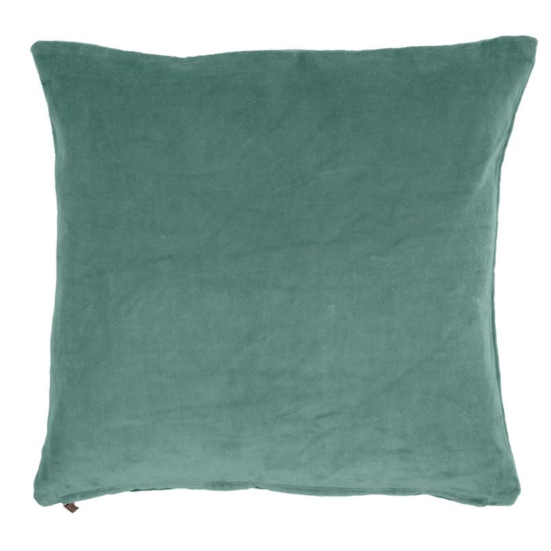 Cuscino in cotone velluto 45 x 45 cm Verde - Tirolix