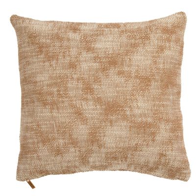 Cuscino misto cotone melange 45 x 45 cm Beige - Tirolix