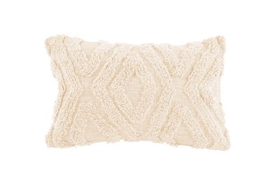 Cuscino trapuntato 30 x 50 cm Crem​a - Tirolix