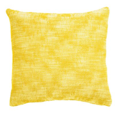Cuscino misto cotone melange 45 x 45 cm Giallo - Tirolix