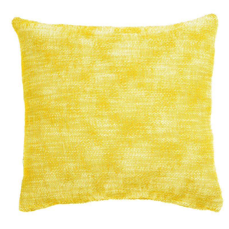 Cuscino misto cotone melange 45 x 45 cm Giallo - Tirolix