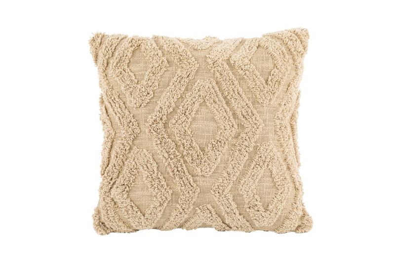 Cuscino trapuntato 45 x 45 cm Sabbia - Tirolix