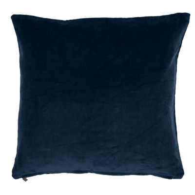Cuscino in cotone velluto 45 x 45 cm Blu - Tirolix