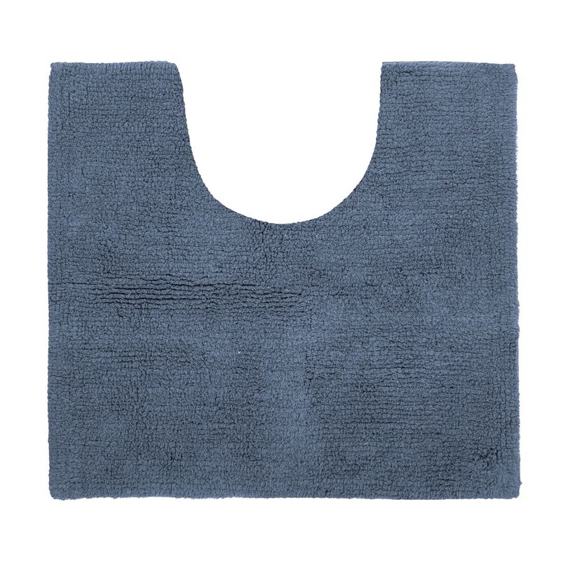 Tappeto da Bagno in Spugna 50 x 45 cm Blu - Tirolix