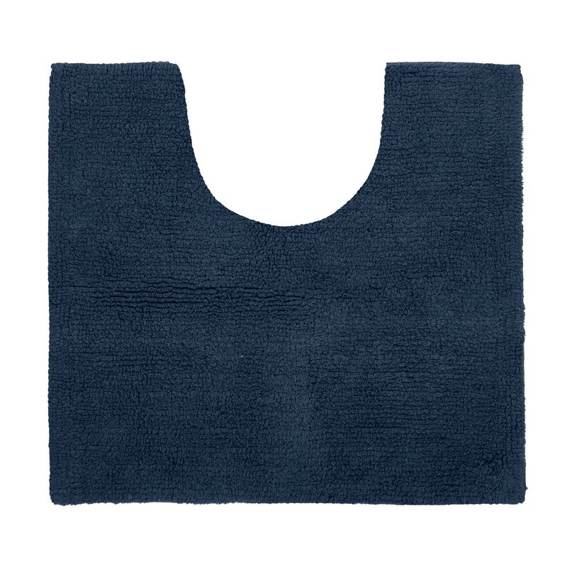 Tappeto da Bagno in Spugna 50 x 45 cm Blu Scuro - Tirolix