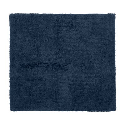Tappeto da Bagno in Spugna 60 x 60 cm Blu Scuro - Tirolix