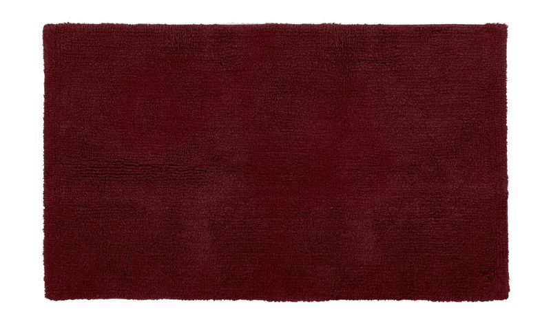 Tappeto da Bagno in Spugna 60 x 100 cm Rosso - Tirolix