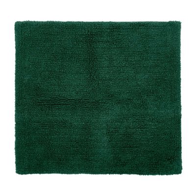 Tappeto da Bagno in Spugna 60 x 60 cm Verde Scuro - Tirolix