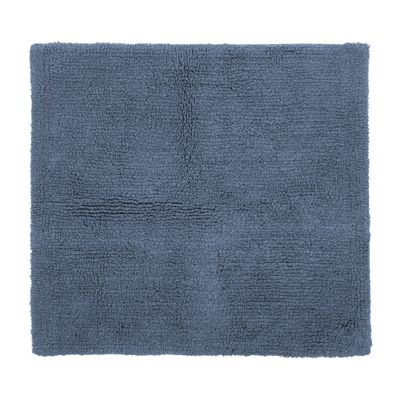 Tappeto da Bagno in Spugna 60 x 60 cm Blu - Tirolix