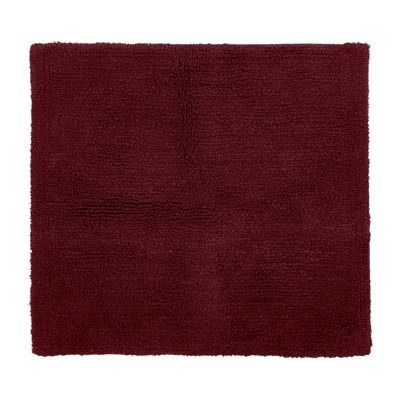 Tappeto da Bagno in Spugna 60 x 60 cm Rosso - Tirolix