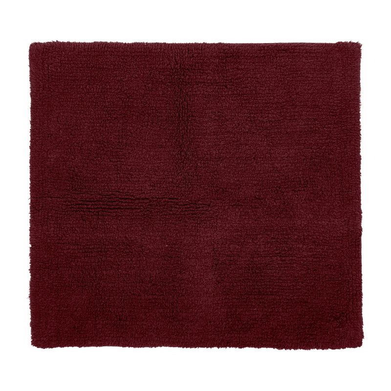 Tappeto da Bagno in Spugna 60 x 60 cm Rosso - Tirolix