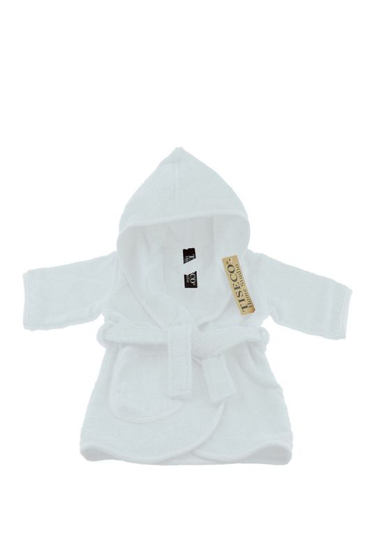 Accappatoio Neonato 1-2 Anni Bianco - Tirolix