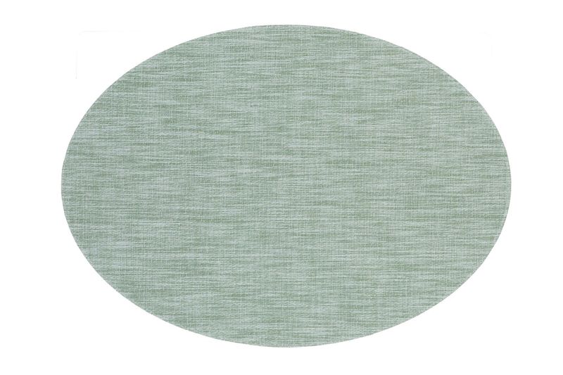 Tovaglietta Ovale Melange 33x46 cm Verde - Tirolix