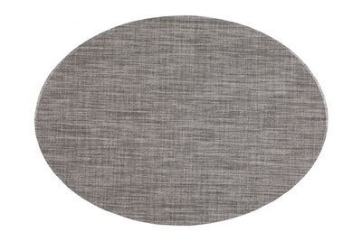 Tovaglietta Ovale Melange 33x46 cm Grigio - Tirolix
