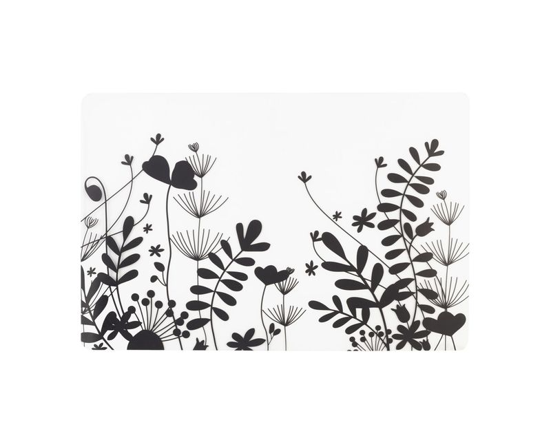 Tovaglietta Piante 30x45 cm Nero - Tirolix