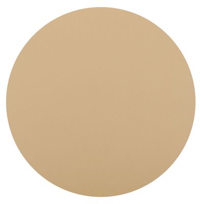 Tovaglietta Rotonda Ecopelle 38 cm Sabbia - Tirolix
