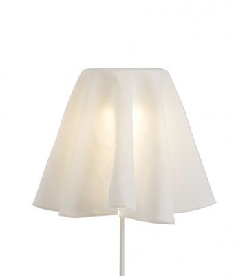 Paralume Swap in tessuto 15 x 14 cm Bianco - Zafferano