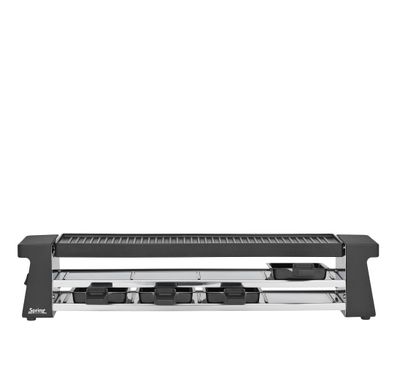Spring - Raclette con piastra in alluminio nera 54 x 10,5 cm Raclette4 Compact