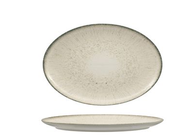 Ariane - Piatto ovale 24 cm Grey Iris