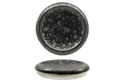 Lioness - Piatto alto tondo 27 cm Matheria Black