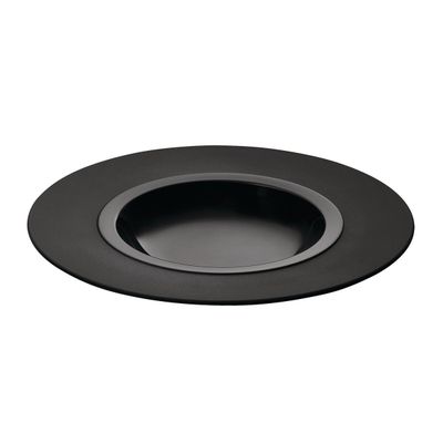 Degrenne - Piatto fondo gourmet 23 cm Black Onyx Bahia