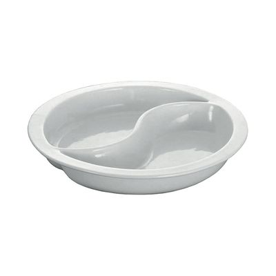 Yegam - Inserto tondo in porcellana con divisorio 33 cm