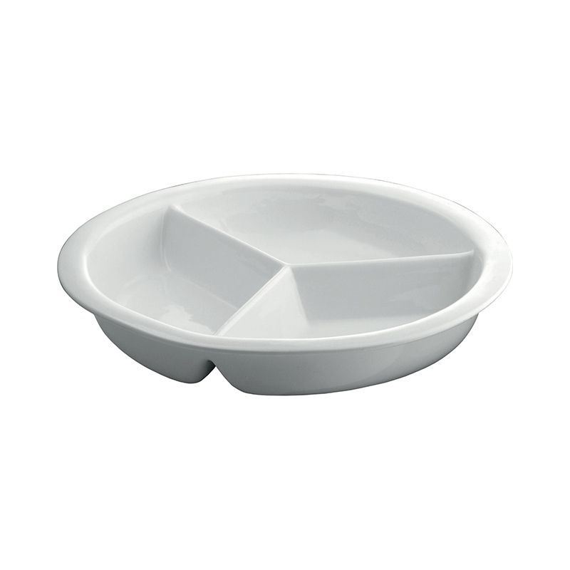 Yegam - Inserto porcellana 3 scomparti 40 cm