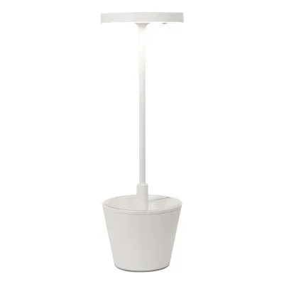 Lampada da tavolo 35 x 11 cm Poldina Reverso Bianco - Zafferano